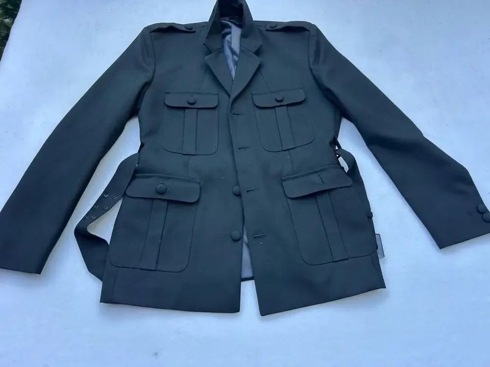 Madcap England 1960s Mod Hopsack Safari Jacket
